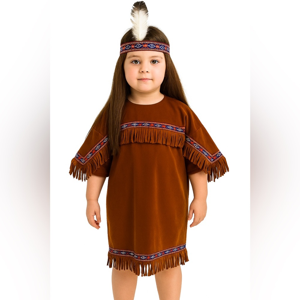 Indian Princess Fringe Dress - Kids Costume
(Homemade)